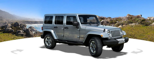 Jeep Wrangler Unlimited Front Cross Side View