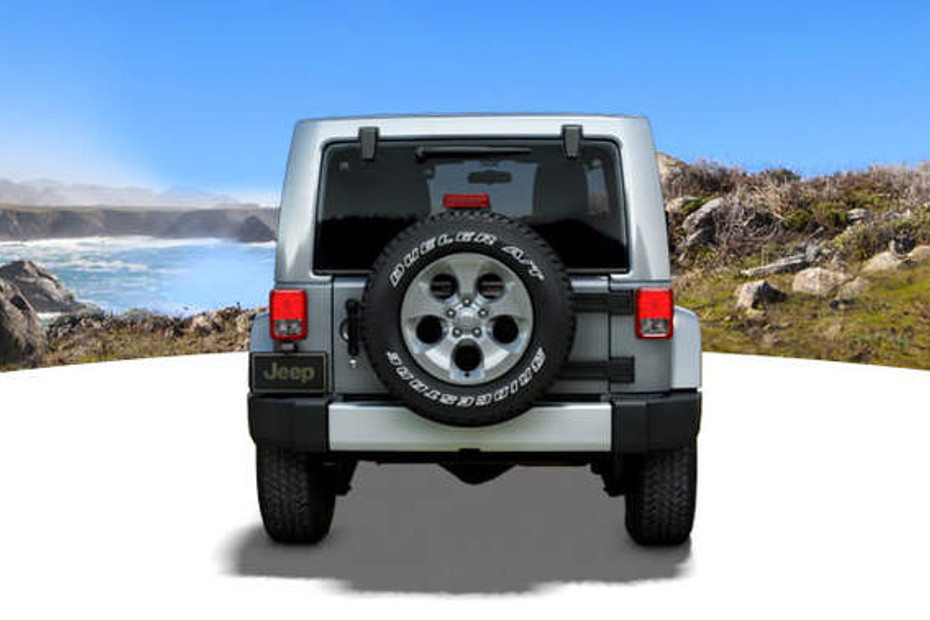 Full Rear View of Jeep Wrangler Unlimited in Qatar