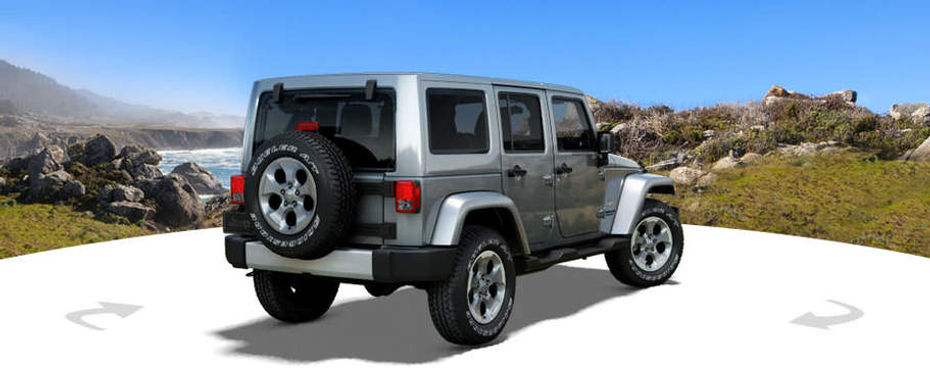 Wrangler Unlimited Rear angle view