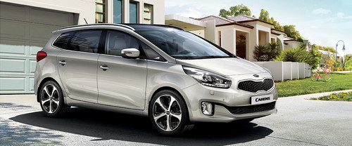 KIA Carens Front Cross Side View