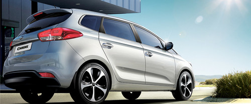 Carens Rear angle view