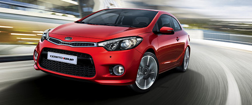 KIA Cerato Koup Front Angle High View