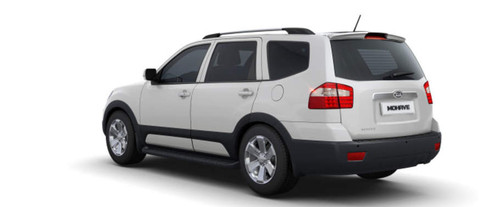 Rear Cross Side View of KIA Mohave