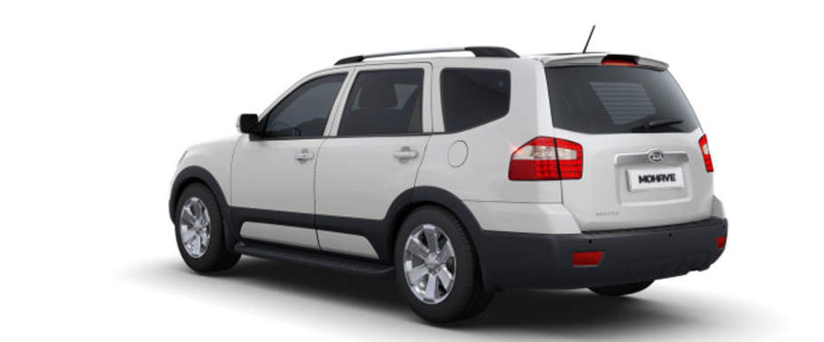 Rear Cross Side View of KIA Mohave