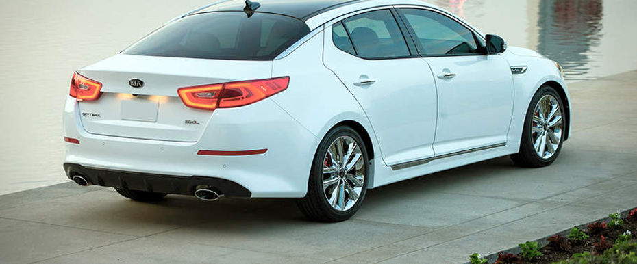 Optima Rear angle view