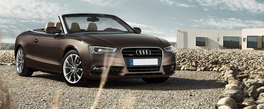 Audi A5 Cabriolet Front Medium View Audi A5 Cabriolet Front Medium View