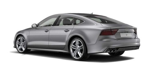 Rear Cross Side View of Audi S7