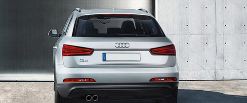 Full Rear View of Audi Q3