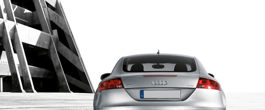 Full Rear View of Audi TT Coupe Full Rear View of Audi TT Coupe