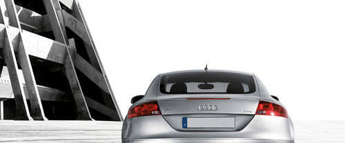 Full Rear View of Audi TT Coupe