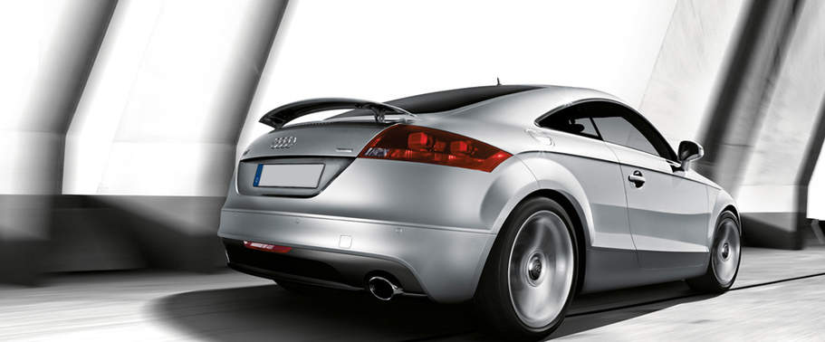 TT Coupe Rear angle view TT Coupe Rear angle view
