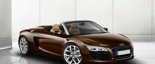 Audi R8 Spyder Front Medium View