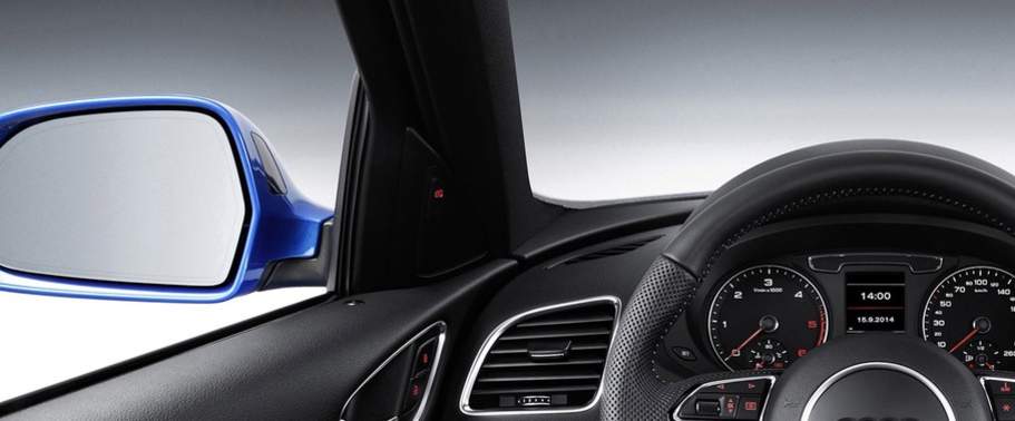 Audi Q3 Drivers Side Mirror Rear Angle Audi Q3 Drivers Side Mirror Rear Angle
