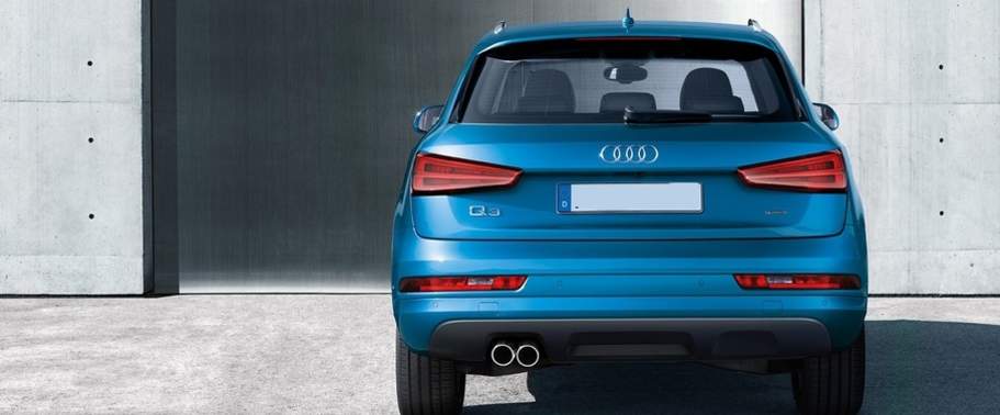 Full Rear View of Audi Q3 Full Rear View of Audi Q3