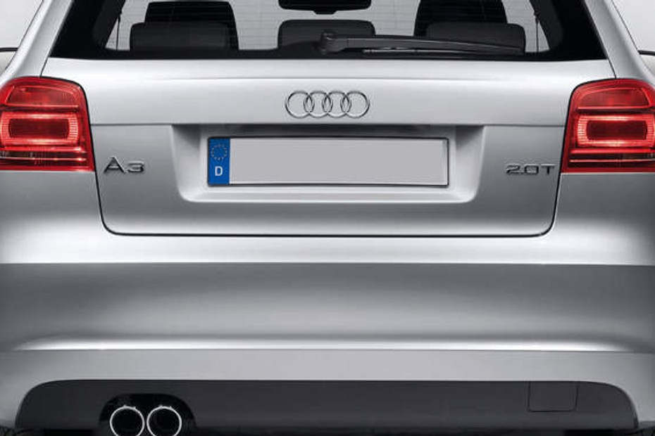 Full Rear View of Audi A3 Sedan in Qatar