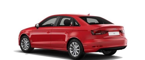 Rear Cross Side View of Audi A3 Sedan