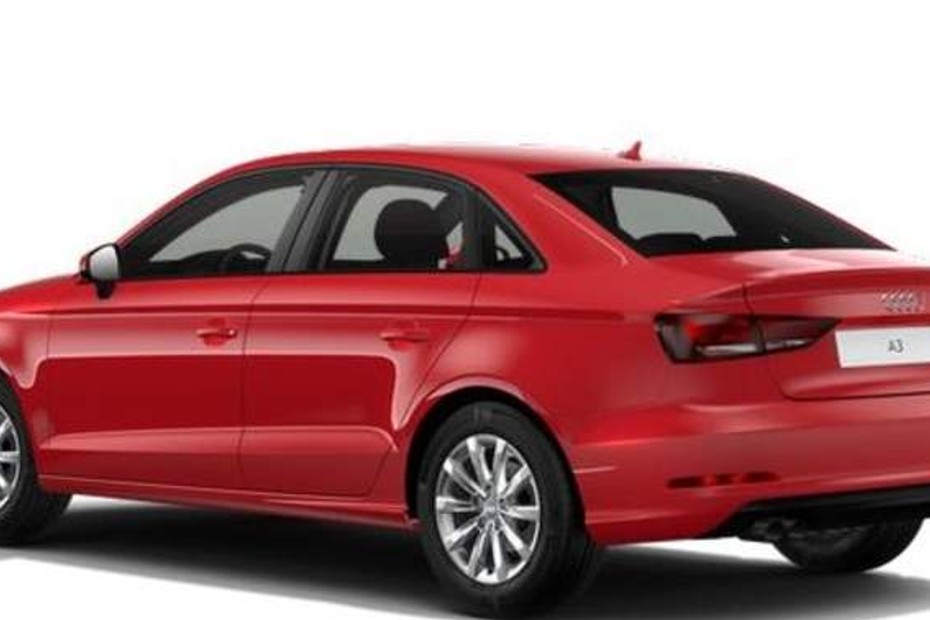 Rear Cross Side View of Audi A3 Sedan in Qatar