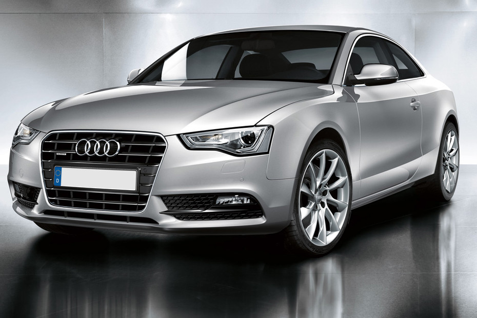 Audi A5 Coupe Front Angle High View in Qatar