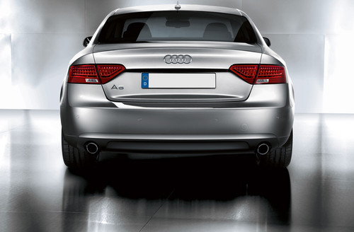 Full Rear View of Audi A5 Coupe
