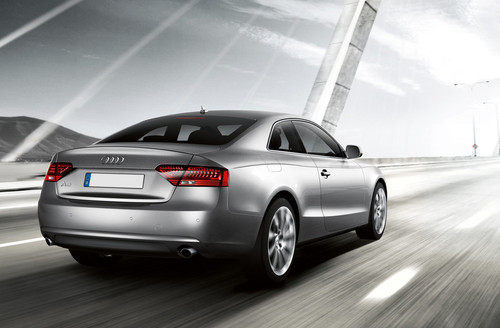A5 Coupe Rear angle view