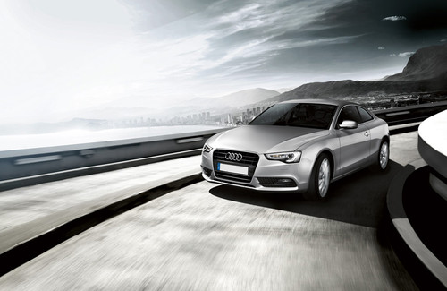 Audi A5 Coupe Side Medium View