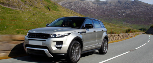 Range Rover Evoque Front angle low view