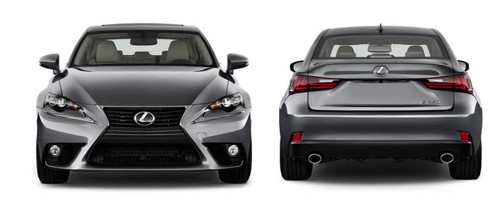 Lexus IS Dimension Front View