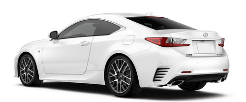 Rear Cross Side View of Lexus RC
