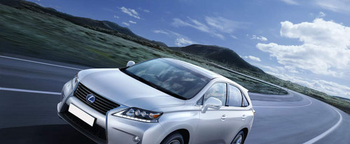 Lexus RX Front Angle High View
