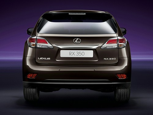 Full Rear View of Lexus RX Hybrid