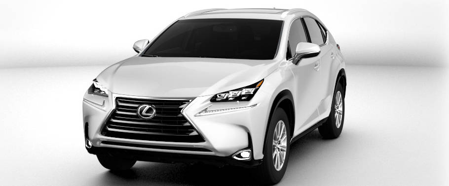 Lexus NX Front Angle High View Lexus NX Front Angle High View