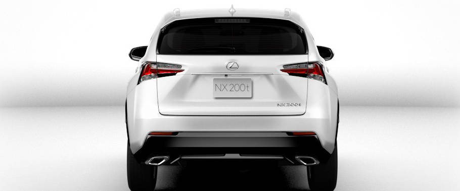 Full Rear View of Lexus NX Full Rear View of Lexus NX