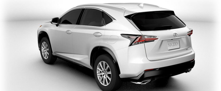 Rear Cross Side View of Lexus NX