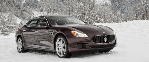 Maserati Quattroporte Front Cross Side View