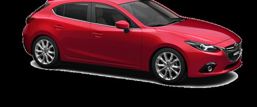 Mazda 3 Front Cross Side View