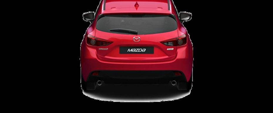 Full Rear View of Mazda 3