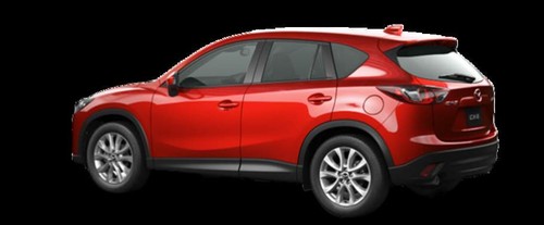 Rear Cross Side View of Mazda CX-5