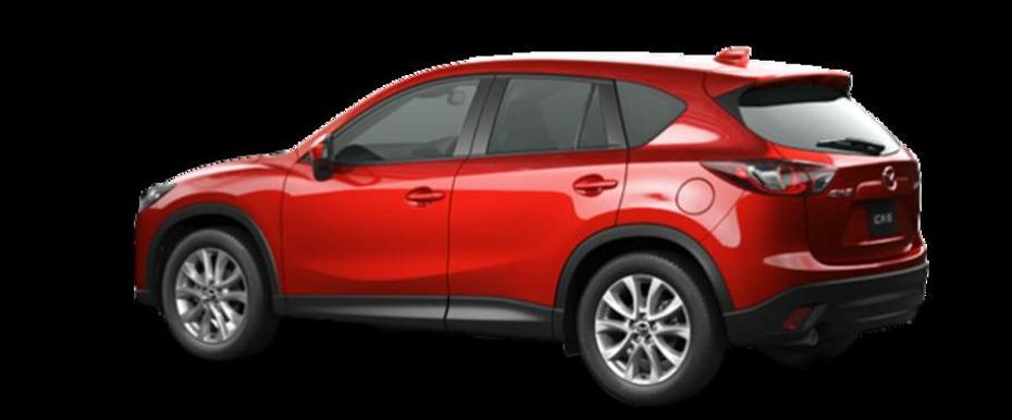Rear Cross Side View of Mazda CX-5