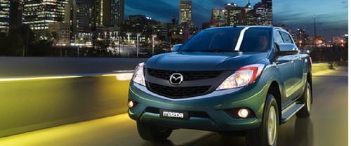 Mazda BT-50 Front Angle High View
