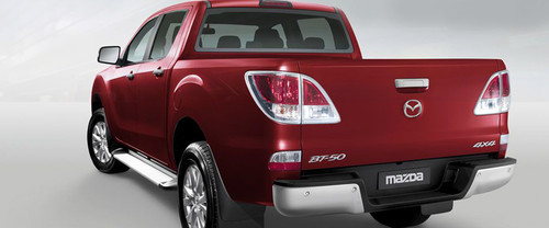 Rear Cross Side View of Mazda BT-50