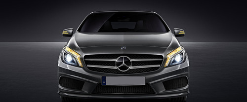 Full Front View of A Class