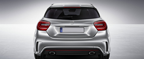 Full Rear View of Mercedes-Benz A Class