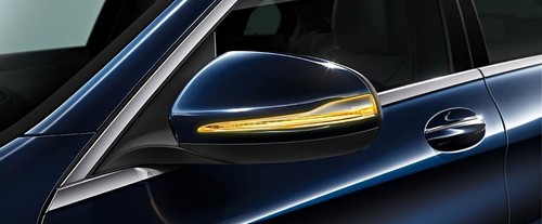 Mercedes-Benz C Class Sedan Drivers Side Mirror Front Angle