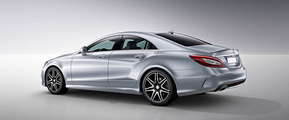 Rear Cross Side View of Mercedes-Benz CLS Class