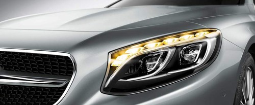 S Class Coupe Headlight