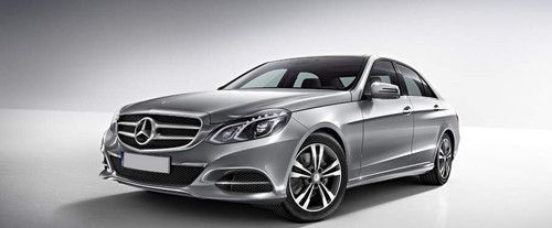 E Class Sedan Front angle low view