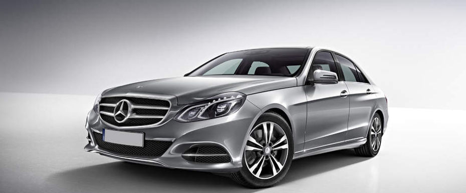 E Class Sedan Front angle low view