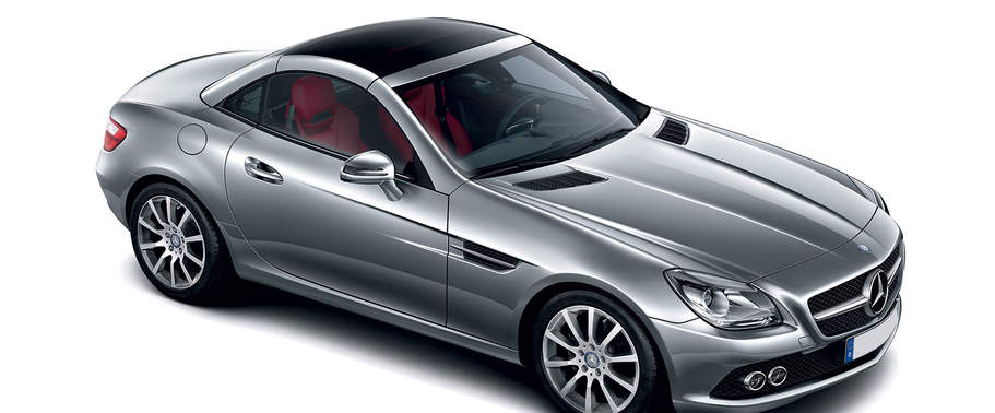 Mercedes-Benz SLK Class Front Cross Side View Mercedes-Benz SLK Class Front Cross Side View