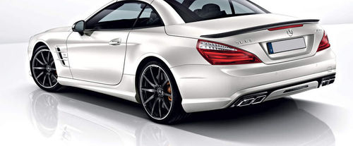 Rear Cross Side View of Mercedes-Benz SL Class