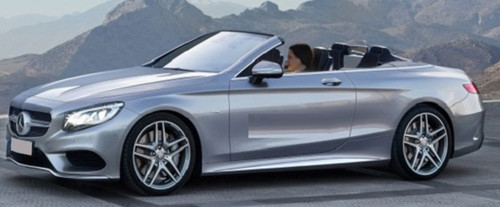 S Class Front angle low view